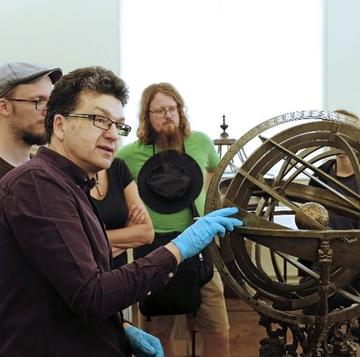 visitors from charles university at oxford history of science museum