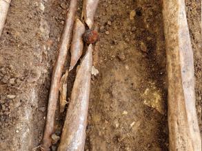 1 excavations at the brevnov monastery national heritage institute photo cz  broken tibia and projectile