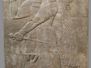 Assyrian relief panel