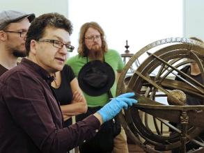 visitors from charles university at oxford history of science museum